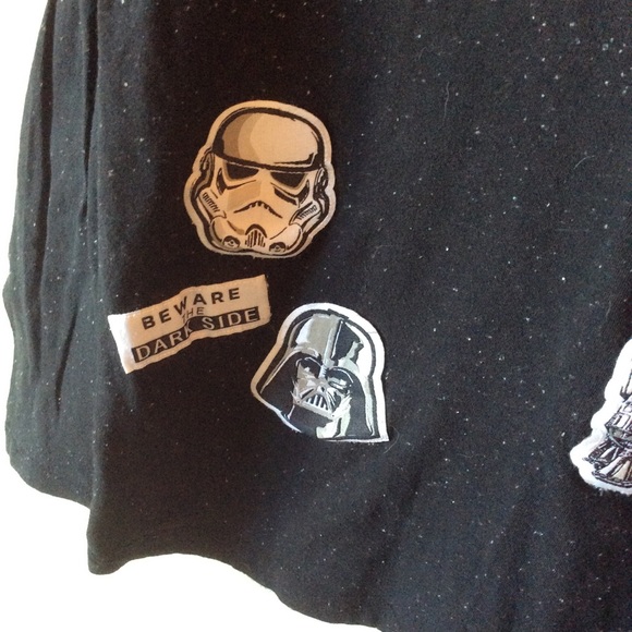 GIFTED Star Wars Patches Long Sleeve stars tee - Picture 3 of 6
